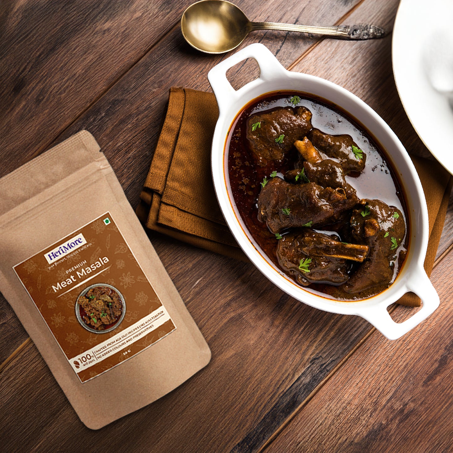 Classic Pack - Meat Masala, Punjabi Garam Masala, Dry & Stuff Veg Masala | (Pack of 3, 50g Each)