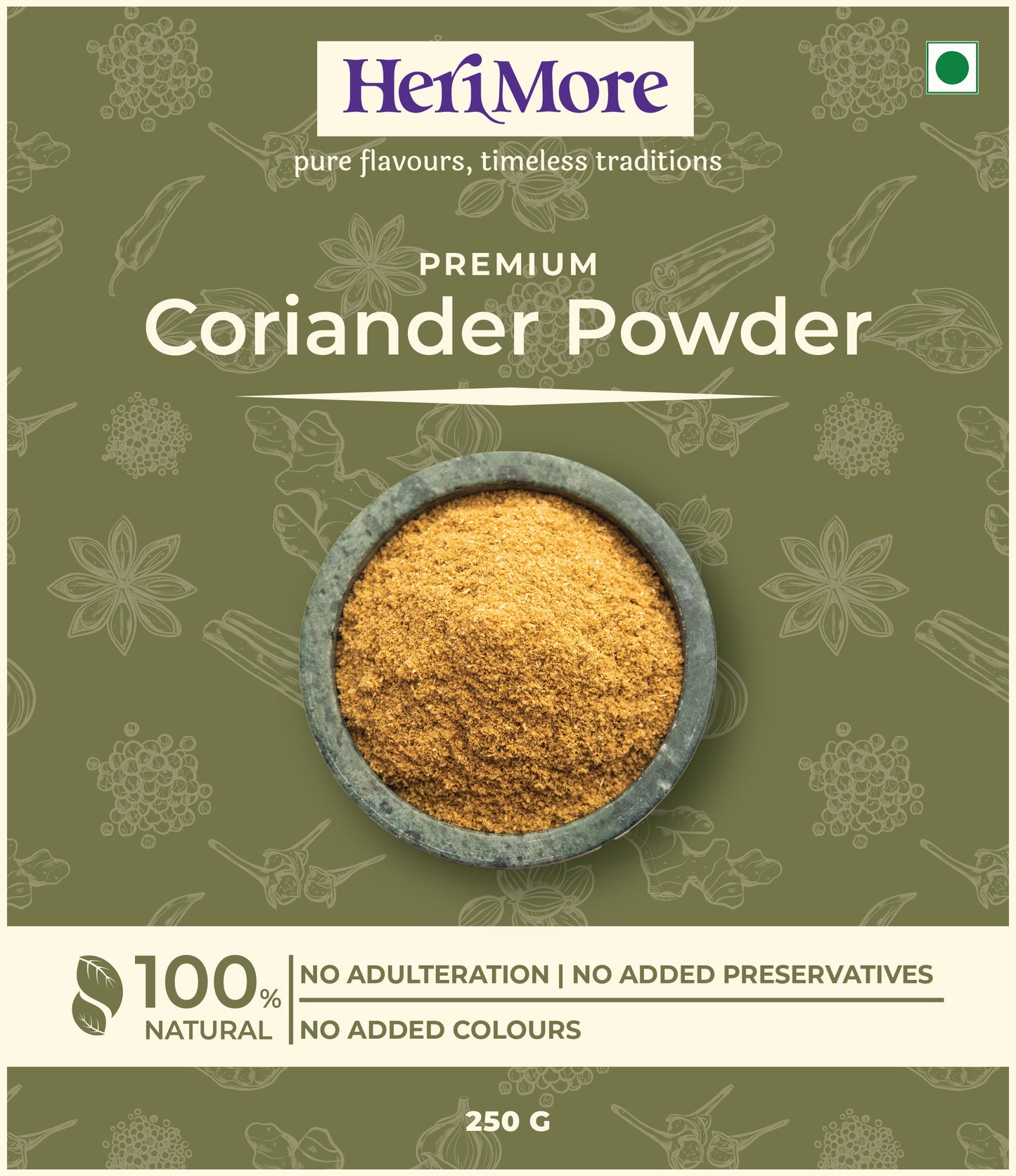 Premium Coriander Powder & Turmeric Powder Combo Pack