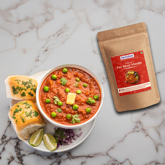 Pav Bhaji Masala – 100% Natural & Jain-Friendly | No Onion, No Garlic | Dry Spice Blend | 50 G