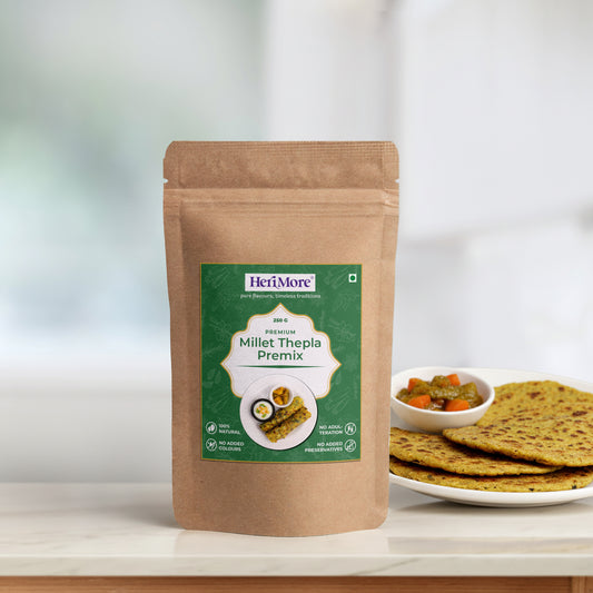 Millet Thepla Premix | High-Protein, Ready-to-Cook Mix | 250 G