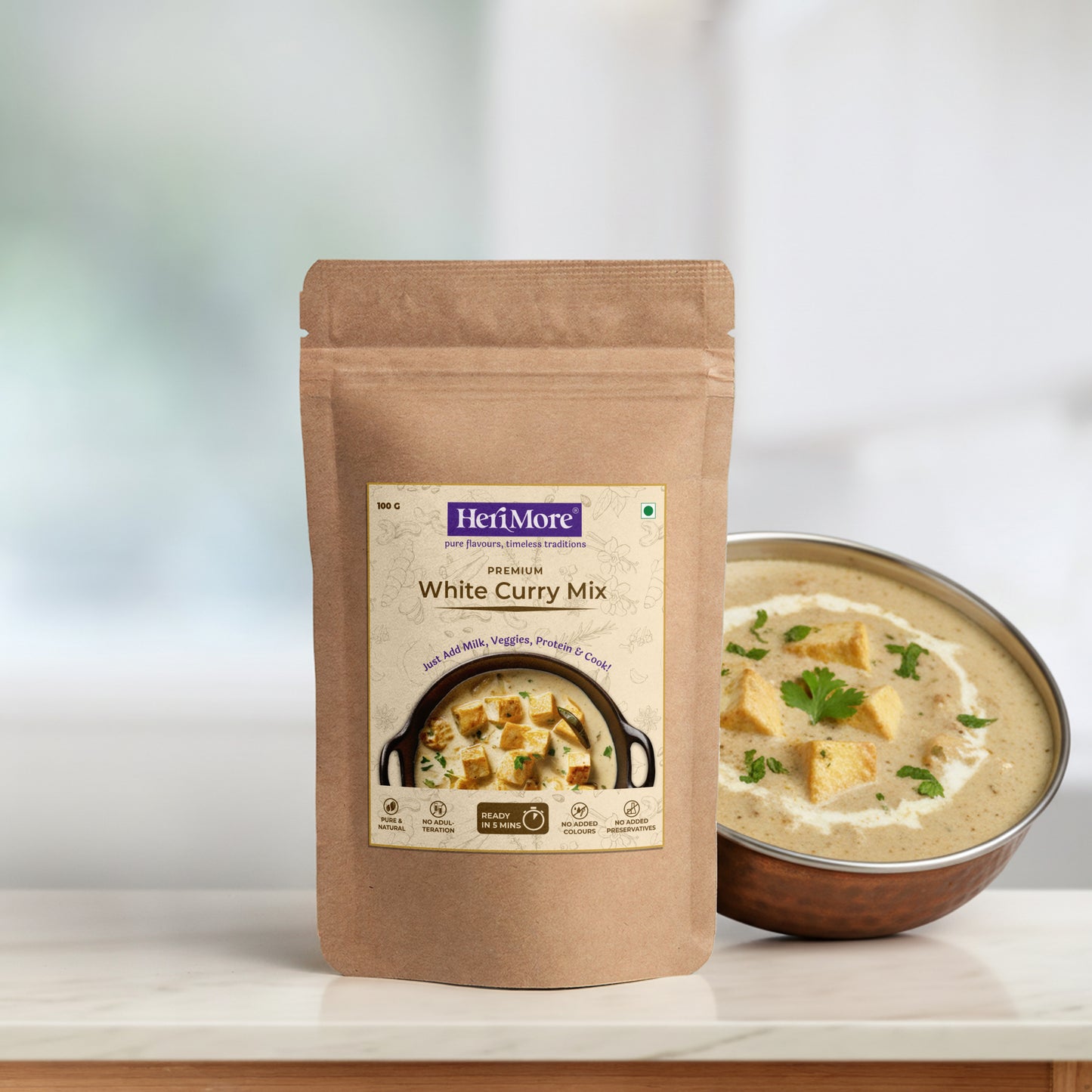White Curry Mix | Ready to Cook in Just 5 Mins | 100 G