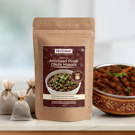 Amritsari Pindi Chole Masala with 3 Heri-Infuse Potlis | 100 G