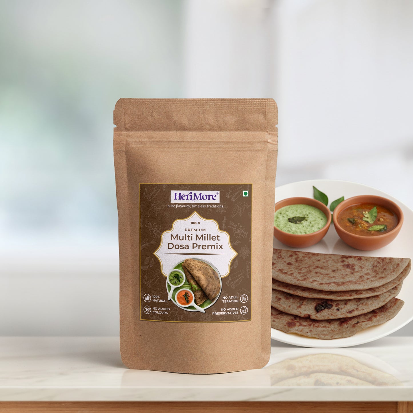 Multi Millet Dosa Premix | Ready to Cook High Protein Breakfast Mix| 100 G