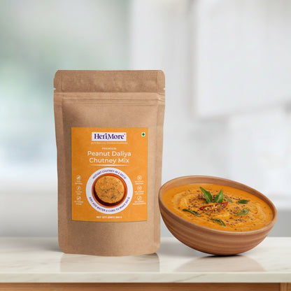 Peanut Daliya Instant Chutney Mix | Mix & Serve in 5 Seconds | 100G