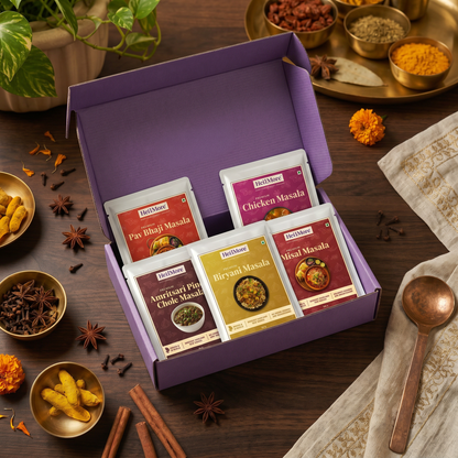 Spice Collection Box | 5 Signature Masalas