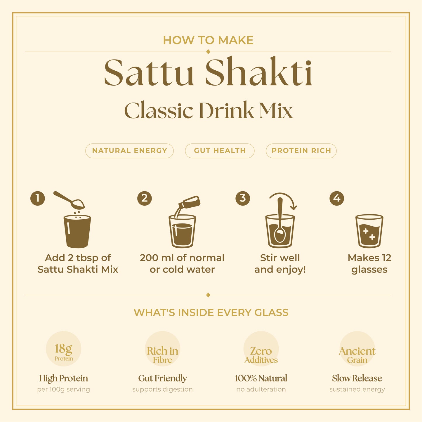 Sattu Shakti Classic Drink Mix