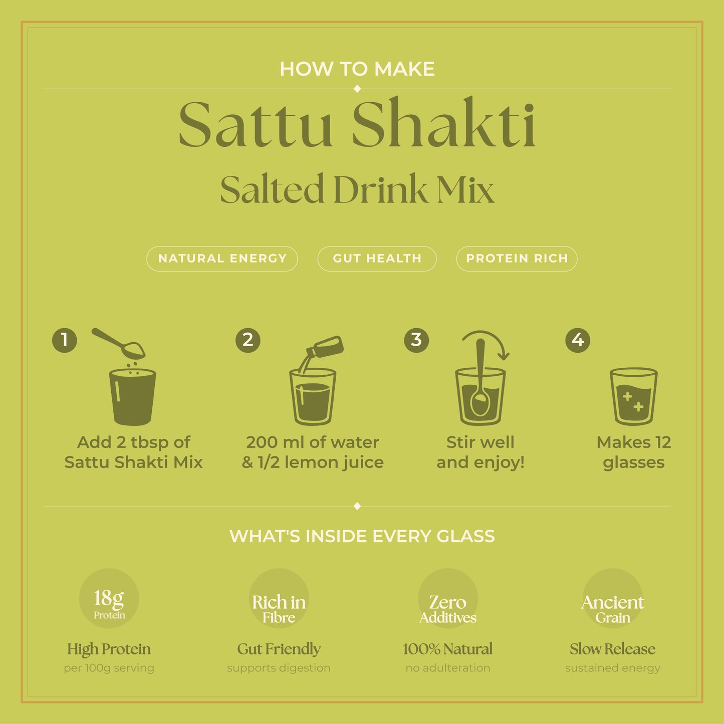 Sattu Shakti Salted Drink Mix