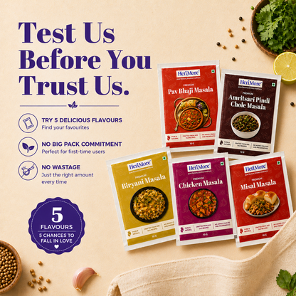 Spice Collection Box | 5 Signature Masalas