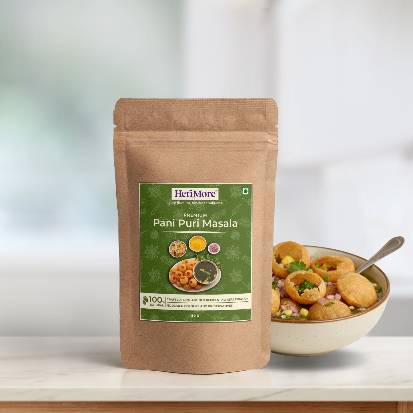 Pani Puri Masala | 50 G | Zesty & Digestive Freshness