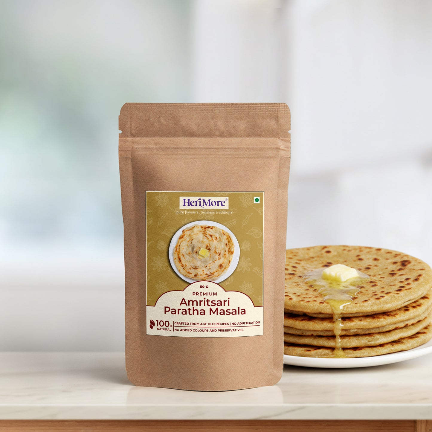 Premium Amritsari Paratha Masala | 50 G | Fibre-Rich Balance