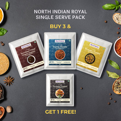 Single Serve Pack – Buy 3 Get 1 Free | 4 x 20g Sachets | 100% Pure, Natural & Jain-Friendly | No Adulteration